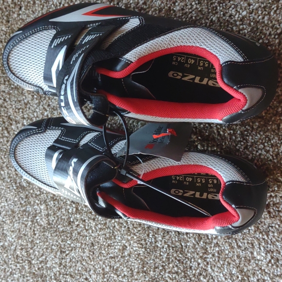 NWT UNISEX Venzo Bicycle Men’s  Cycling Riding Shoes - US W 8 / US M 6.5 - Picture 5 of 12